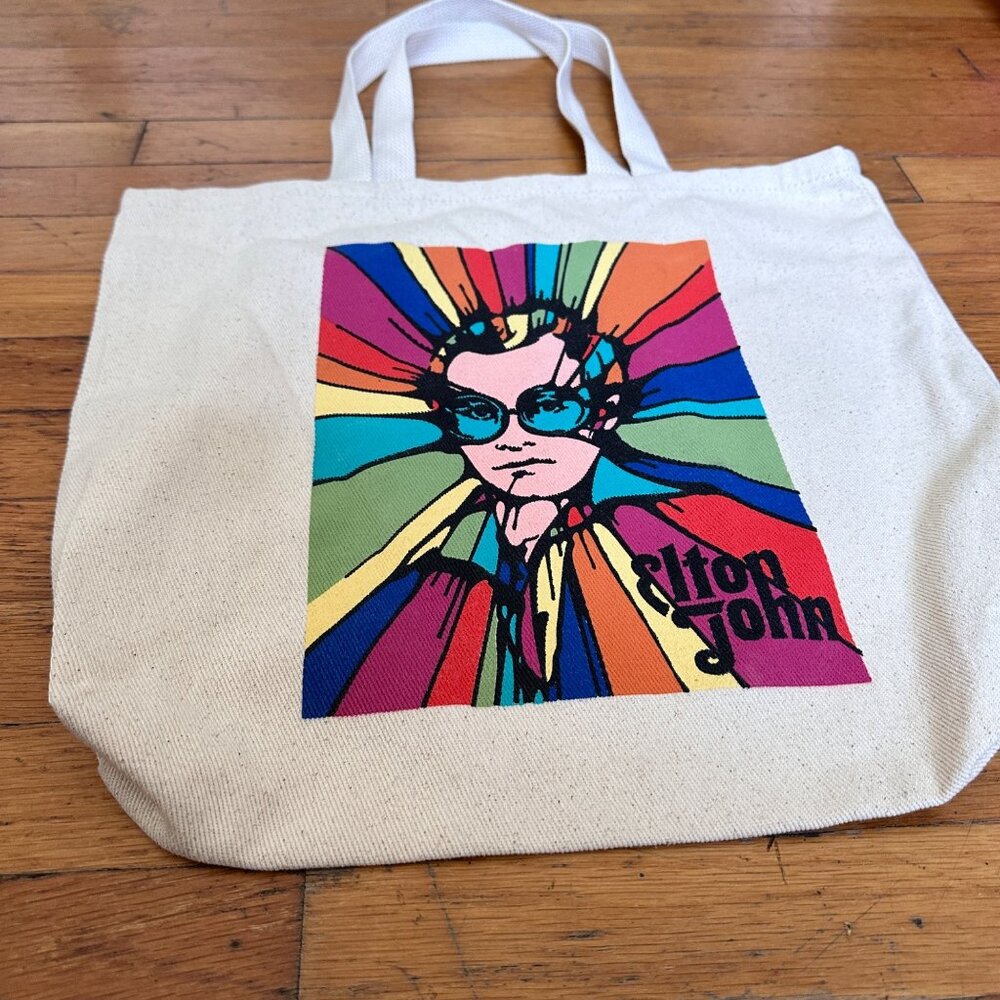 Elton John Rocketman Canvas Tote Medium - Picture 3 of 7